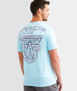 Graphic T-Shirts | American Fighter Robertson T-Shirt Powder Blue