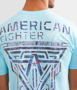 Graphic T-Shirts | American Fighter Robertson T-Shirt Powder Blue
