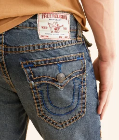 Sale Jeans|Bottoms | True Religion Rocco Relaxed Skinny Stretch Jean Queens Dark Wash