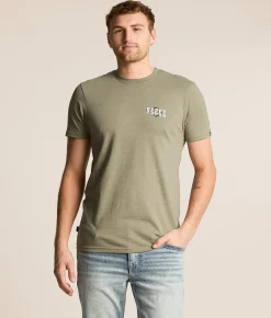 Tops|Graphic T-Shirts | Veece Rock Blast T-Shirt Moss Heather