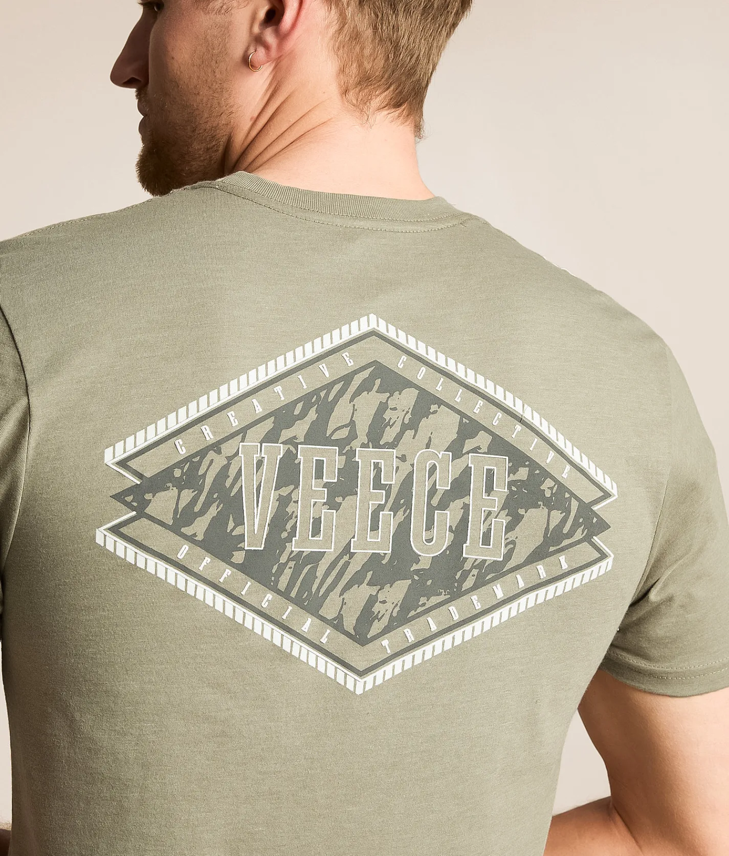Tops|Graphic T-Shirts | Veece Rock Blast T-Shirt Moss Heather