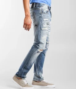 Cult of Individuality Rocker Slim Straight Jean Fossil Outlet