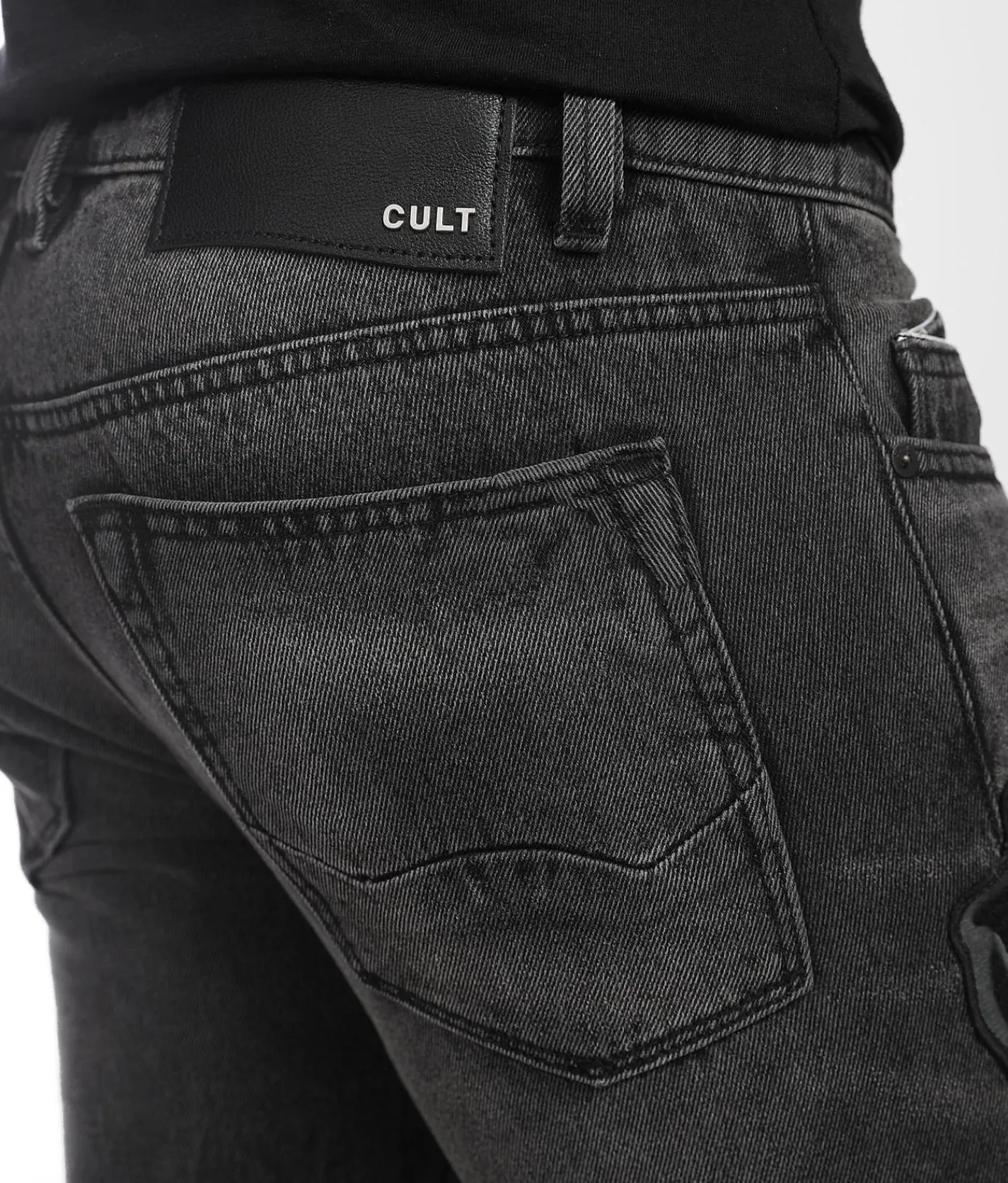 Cult of Individuality Rocker Slim Straight Jean Bones Sale