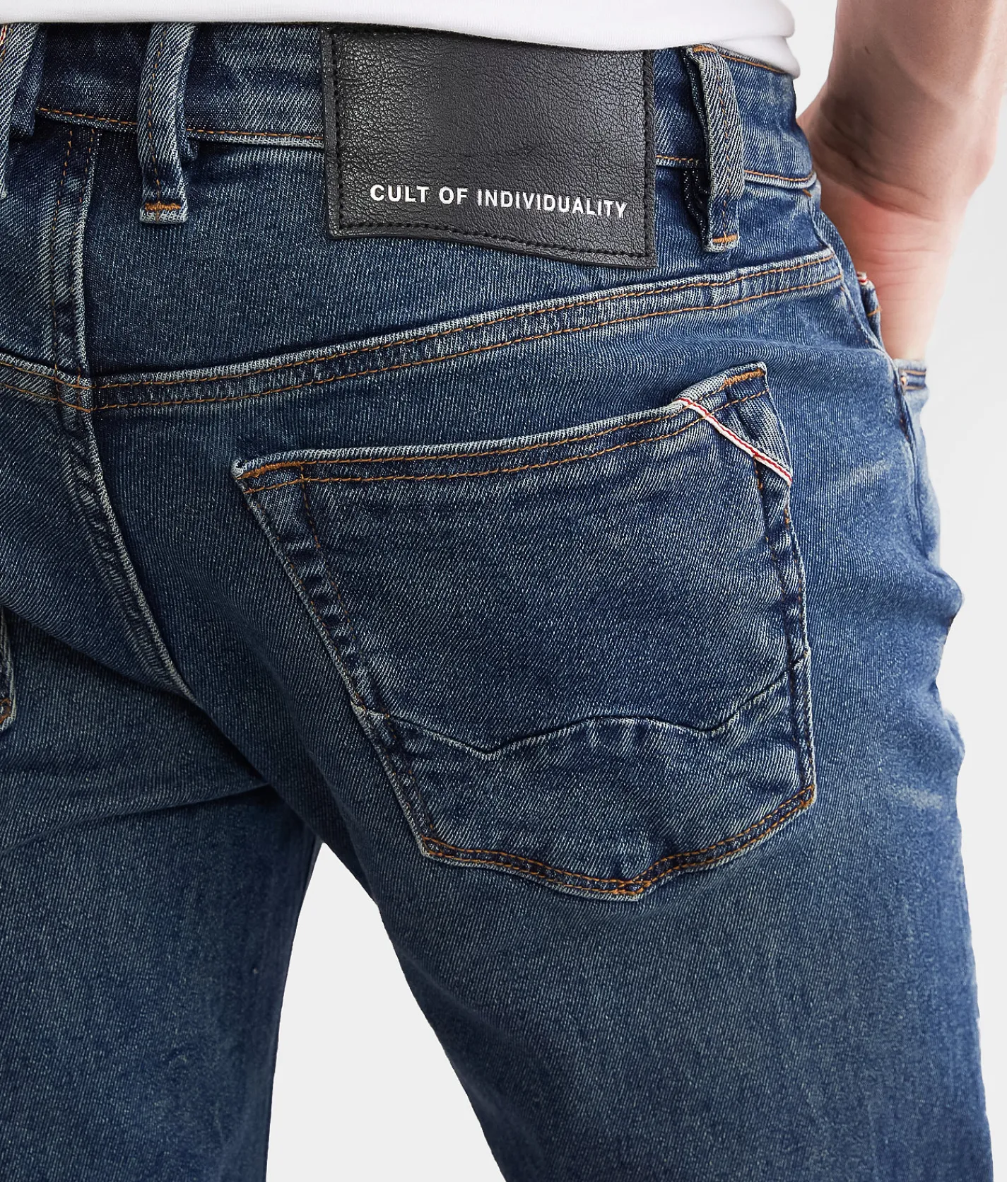 Sale Jeans|Bottoms | Cult of Individuality Rocker Slim Straight Stretch Jean Dark Sand