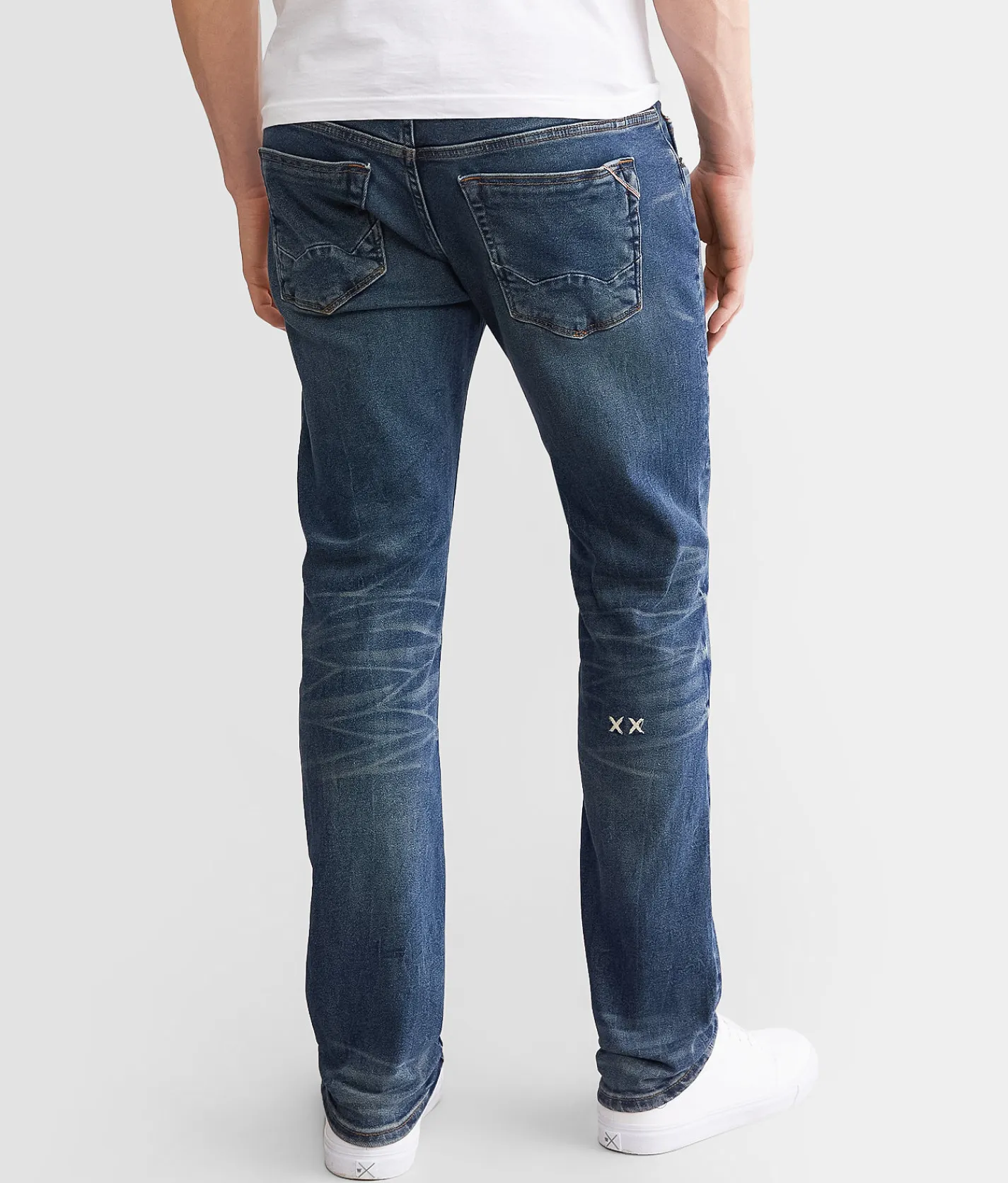 Sale Jeans|Bottoms | Cult of Individuality Rocker Slim Straight Stretch Jean Dark Sand
