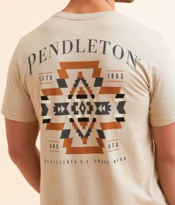 Pendleton Rock Point T-Shirt Tan Hot