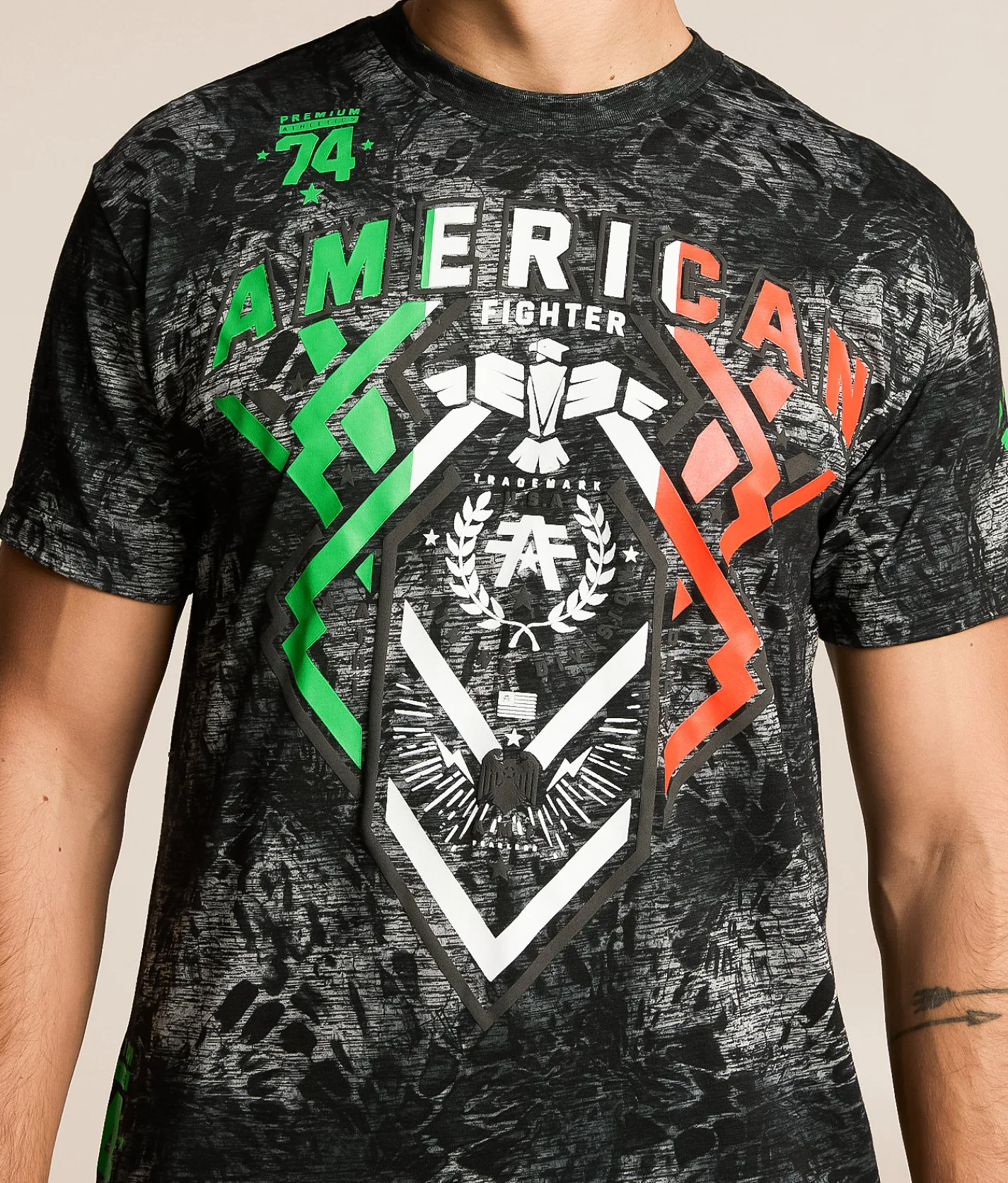 Tops|Graphic T-Shirts | American Fighter Rocksprings T-Shirt Black