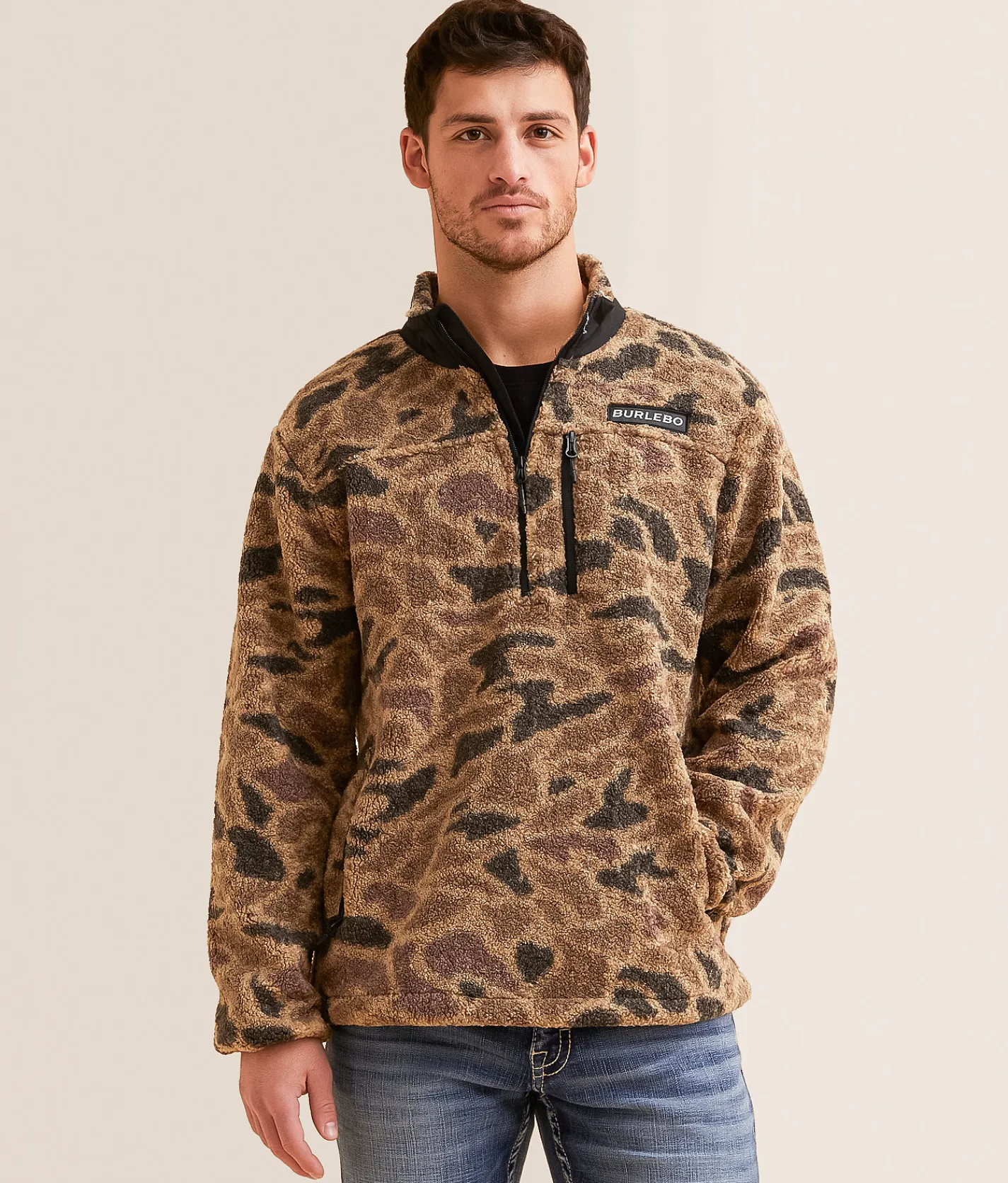 Tops | BURLEBO Pullover Rocky Mountain Camo
