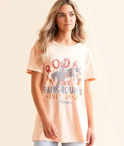 Tops | Wrangler® Rodeo Fair T-Shirt Peach Whip