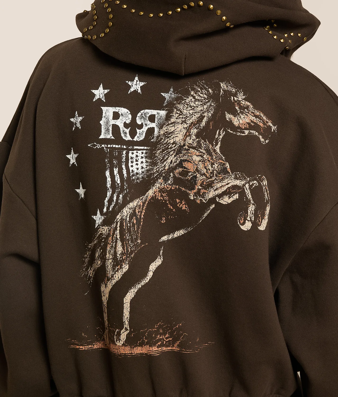 Rock Revival Rodeo Hoodie Brown Online