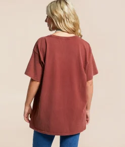 Wrangler® Rodeo Oversized T-Shirt Wild Ginger