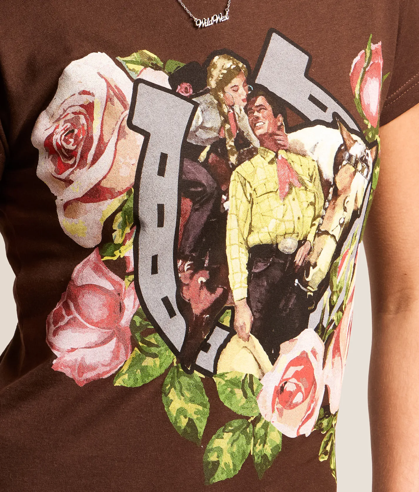 Rodeo Quincy Rodeo Romance T-Shirt Chocolate Brown Best