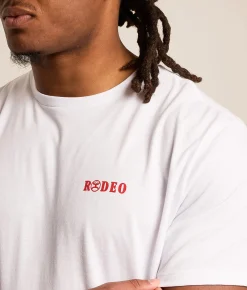 Hooey Rodeo Round Up T-Shirt White New