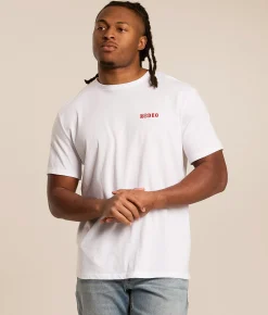 Hooey Rodeo Round Up T-Shirt White New