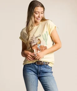 Tops | Ariat Rodeo Star Boyfriend T-Shirt Pear Sorbet