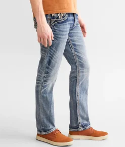 Rock Revival Jeans|Bottoms | Rock Revival Rolf Straight Stretch Jean Rolf J205
