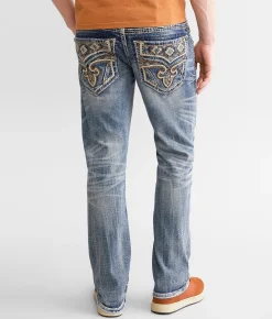 Rock Revival Jeans|Bottoms | Rock Revival Rolf Straight Stretch Jean Rolf J205