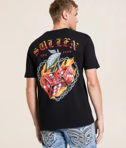 Tops|Graphic T-Shirts | Sullen Roll 'Em T-Shirt Jet Black