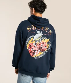 Sullen Roll Em' Hooded Sweatshirt Obsidian