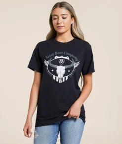 Ariat Rolling Thunder T-Shirt Vintage Black Discount
