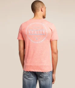Tops|Graphic T-Shirts | Hurley Roll Out T-Shirt White Lava Glow