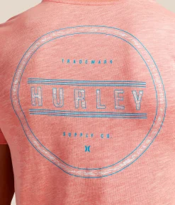 Tops|Graphic T-Shirts | Hurley Roll Out T-Shirt White Lava Glow