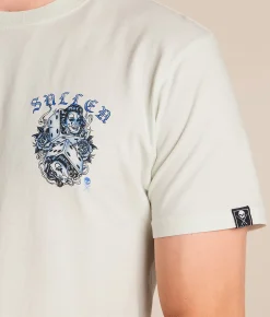Sullen Roll With It T-Shirt Morning Mist Clearance
