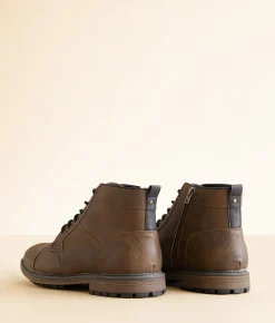 BKE Roman Boot Dk Brown Black Online