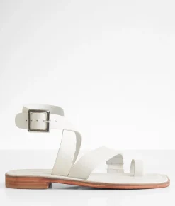 Shoes | Free People Romeo Leather Wrap Sandal White