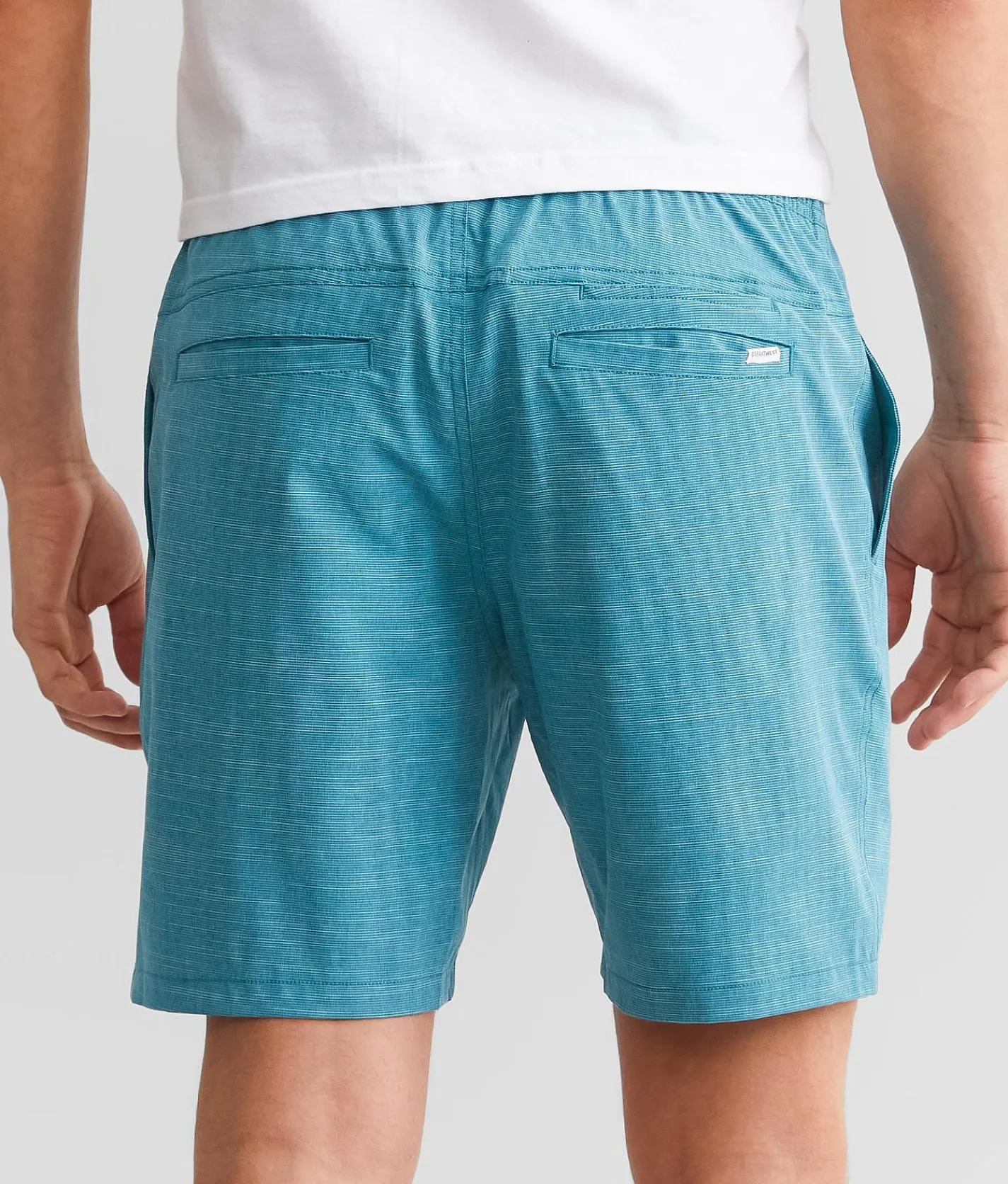 Bottoms|Shorts | Departwest Rome Stretch Short Teal