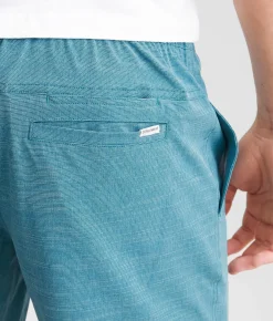 Bottoms|Shorts | Departwest Rome Stretch Short Teal