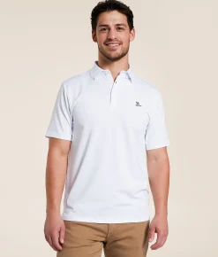Tops|Activewear | Roost Waterfowl Roost Performance Polo White