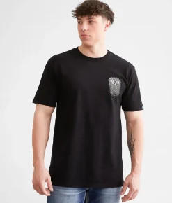Graphic T-Shirts | Sullen Rooted T-Shirt Jet Black