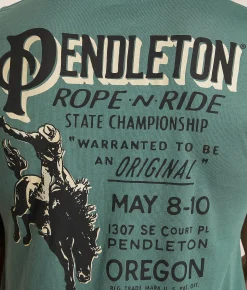 Tops|Graphic T-Shirts | Pendleton Rope & Ride Poster T-Shirt Pine