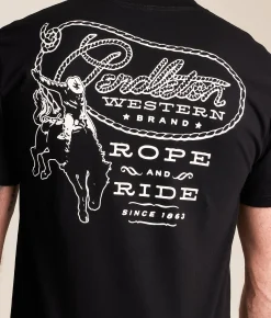 Tops|Graphic T-Shirts | Pendleton Rope & Ride T-Shirt Black