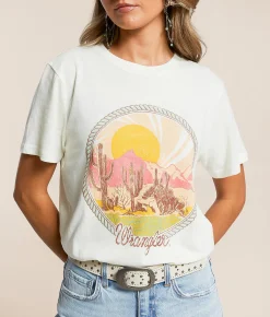Wrangler® Rope Circle T-Shirt Marshmallow Heather