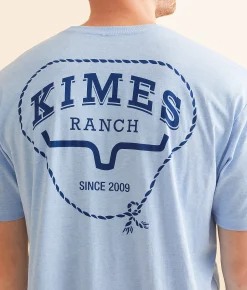 Kimes Ranch Rope T-Shirt Heather Blue Columbia