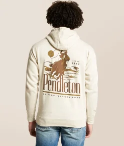 Tops | Pendleton Ropin' Hooded Sweatshirt Oatmeal