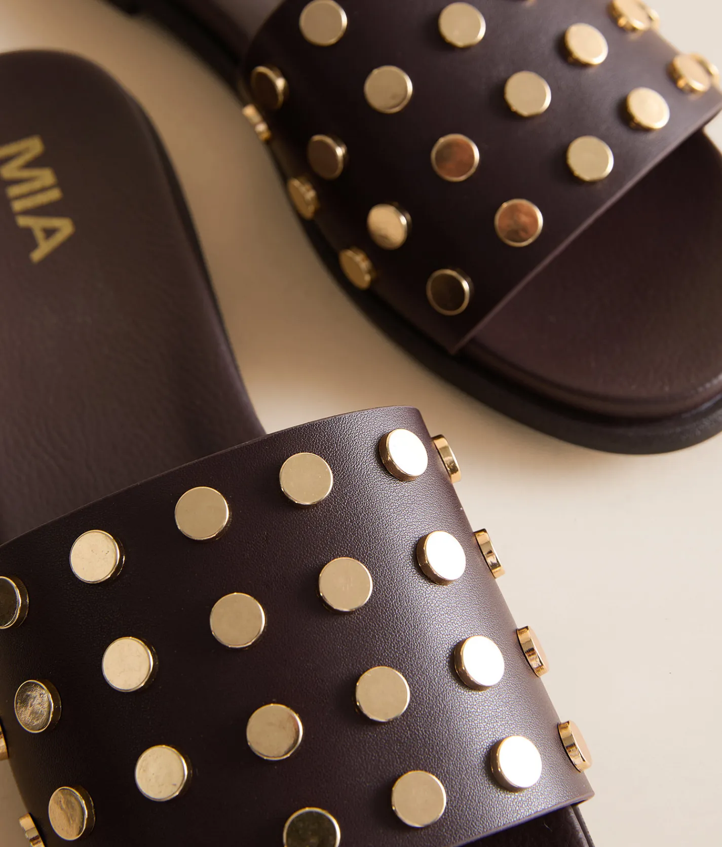 Mia Rosai Sandal Chocolate Clearance