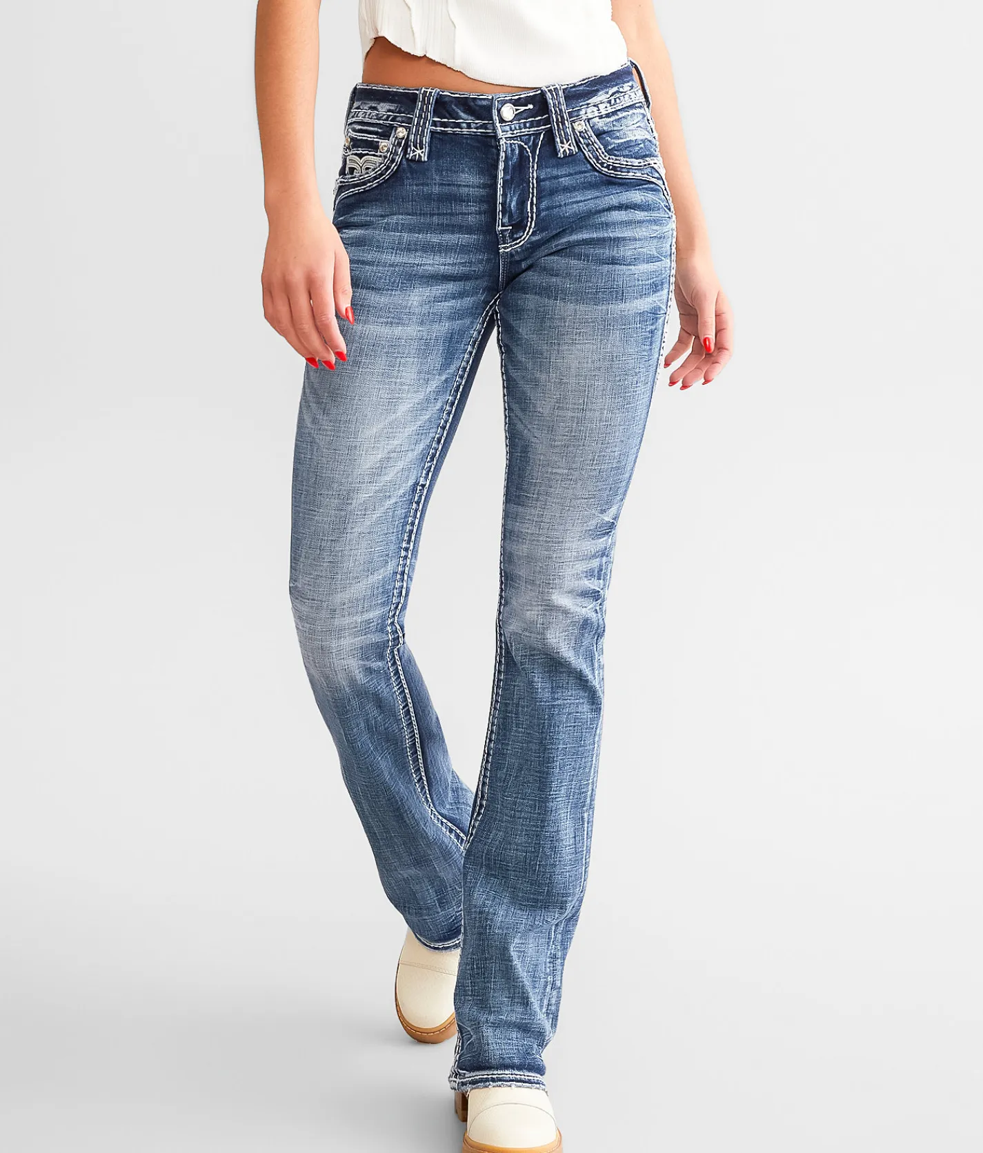 Rock Revival Rosalie Mid-Rise Boot Stretch Jean Rosalie MB204 Online