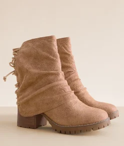 Shoes | Very G Roseanne Slouchy Ankle Boot Beige