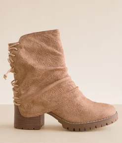 Shoes | Very G Roseanne Slouchy Ankle Boot Beige