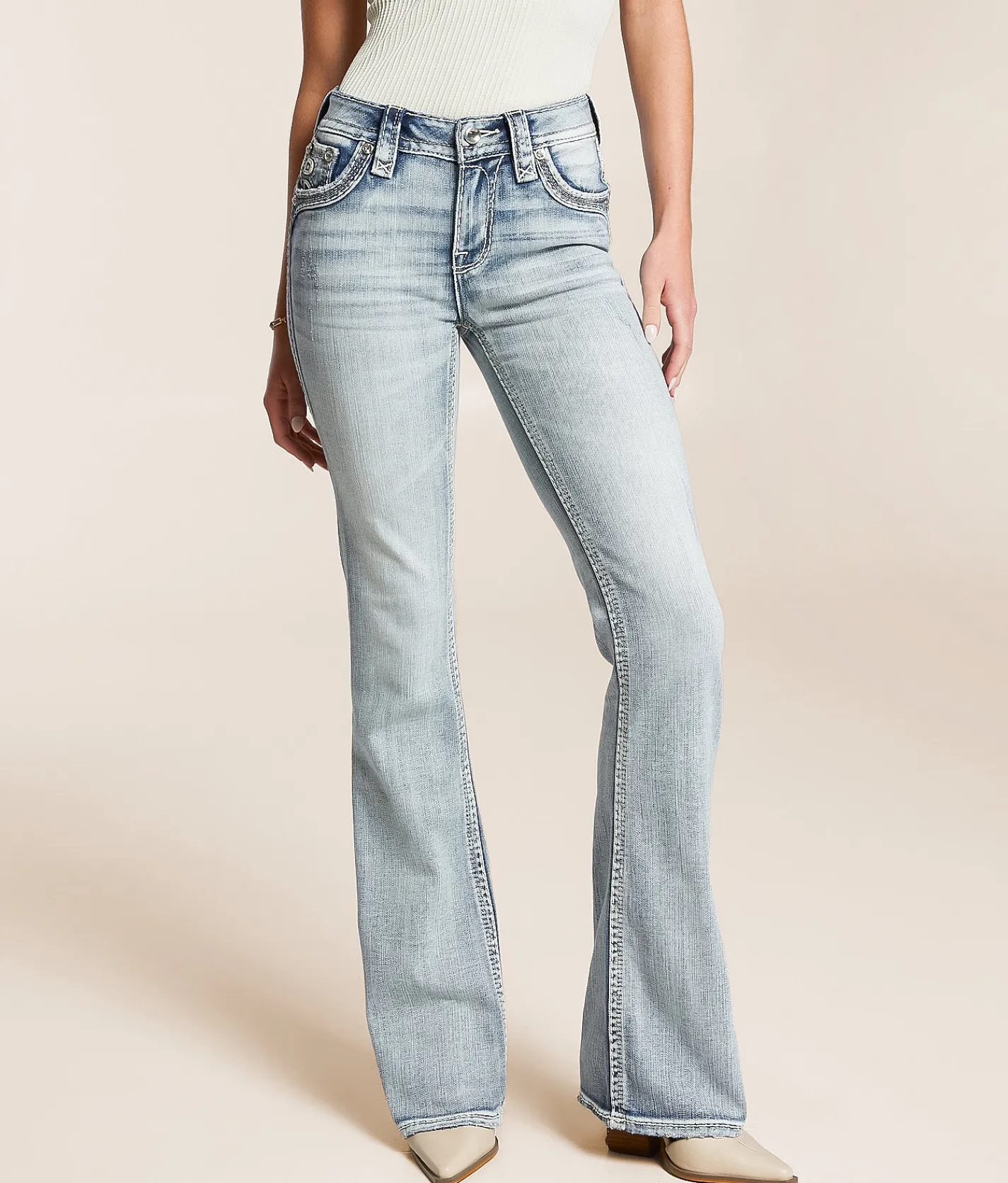 Rock Revival Rosebay Mid-Rise Boot Stretch Jean Rosebay MVB202 Online