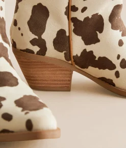 Shoes | Mi.iM Rose Print Western Ankle Boot Cow