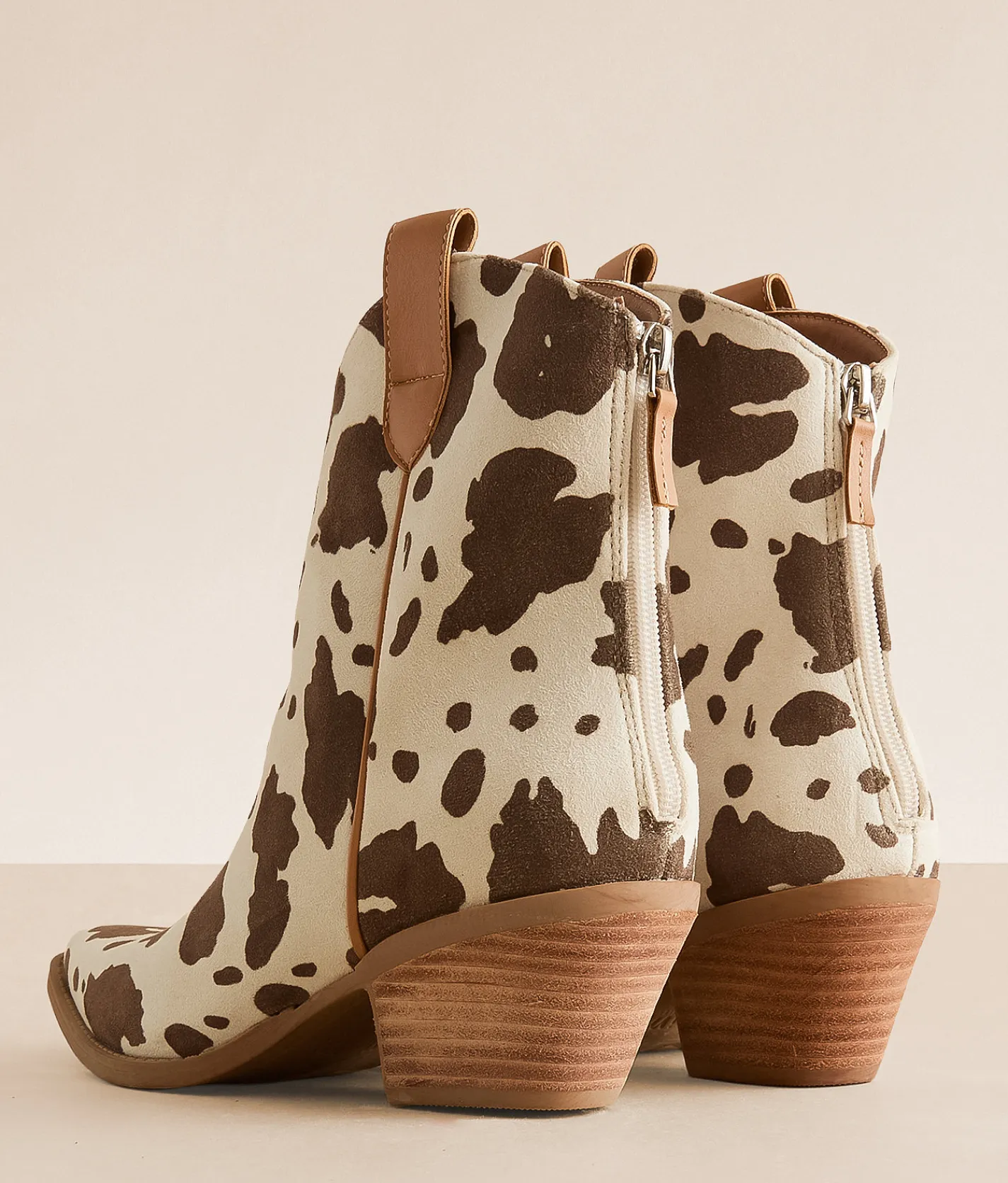 Shoes | Mi.iM Rose Print Western Ankle Boot Cow