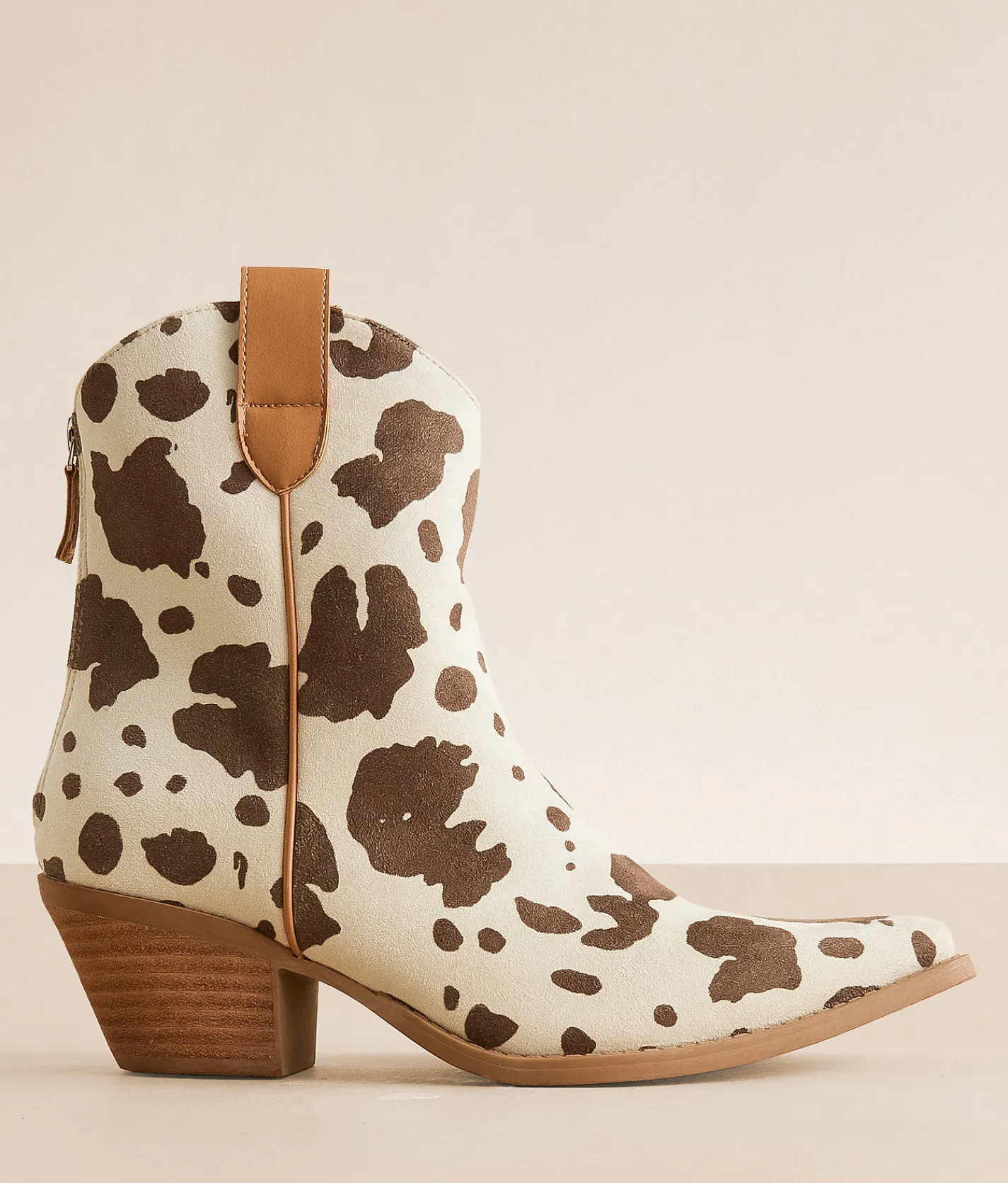 Shoes | Mi.iM Rose Print Western Ankle Boot Cow