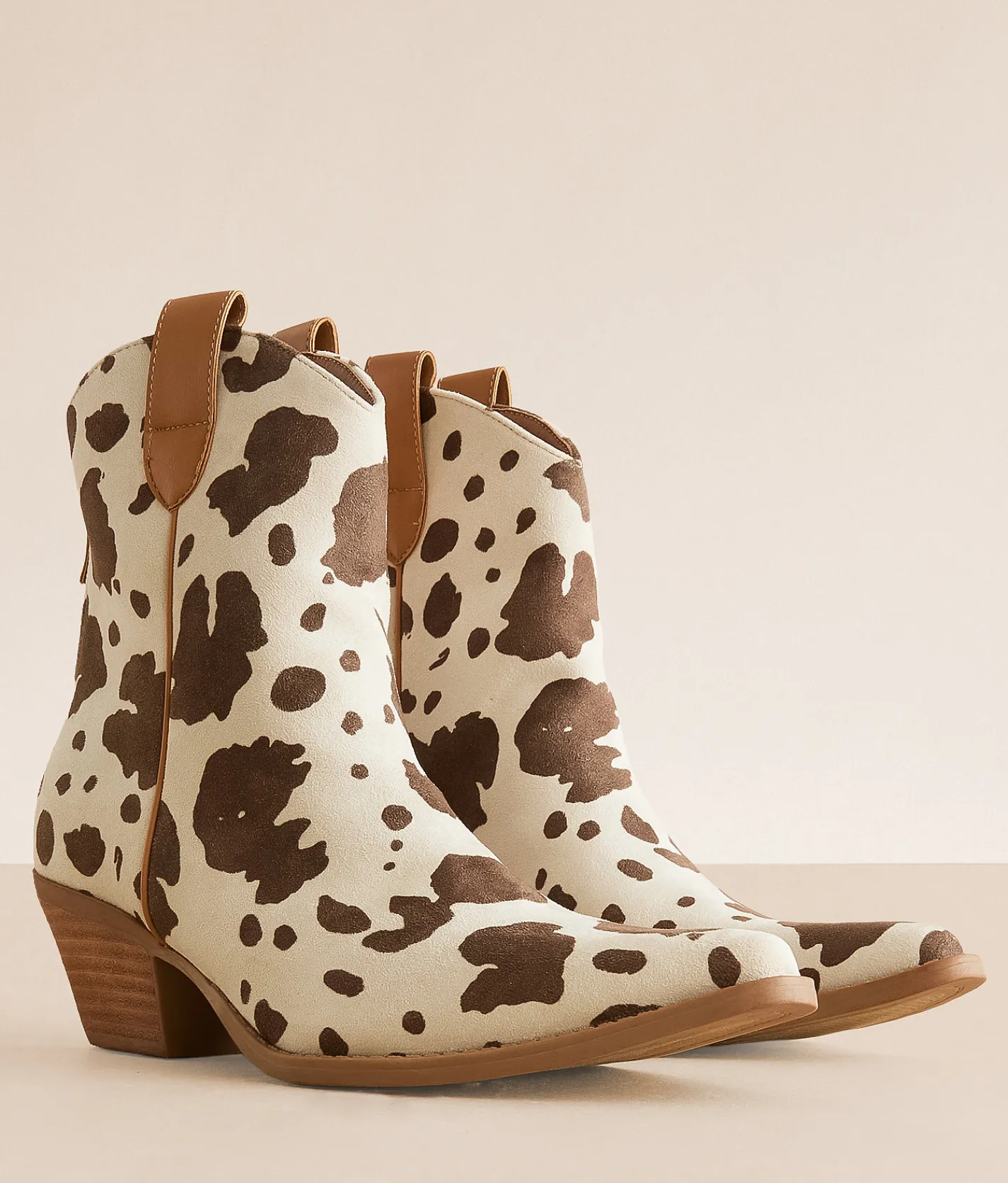 Shoes | Mi.iM Rose Print Western Ankle Boot Cow