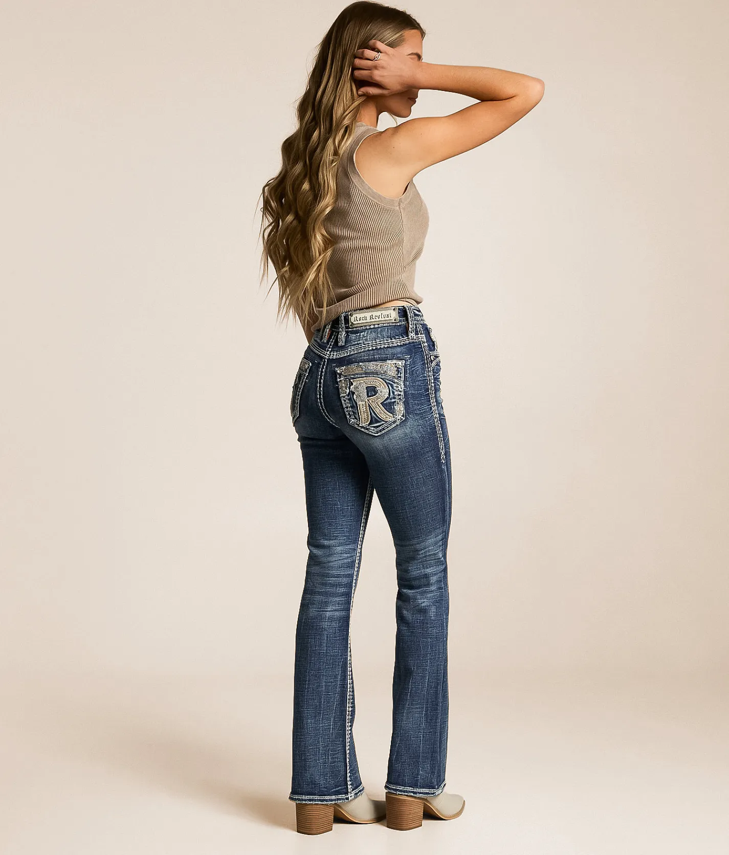 Rock Revival Roseia Curvy High Rise Boot Stretch Jean Roseia HB202 Sale