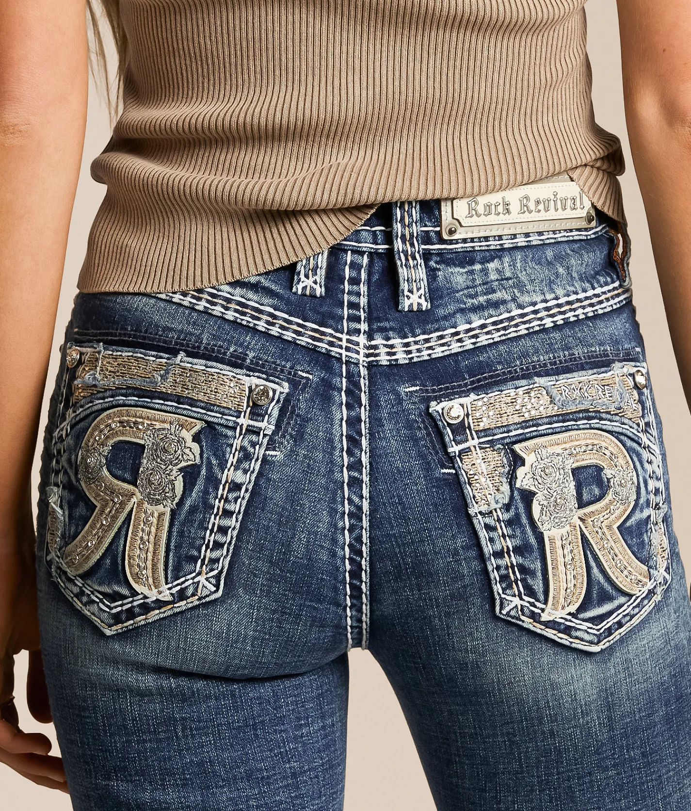 Rock Revival Roseia Curvy High Rise Boot Stretch Jean Roseia HB202 Sale