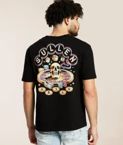 Graphic T-Shirts | Sullen Roulette T-Shirt Black